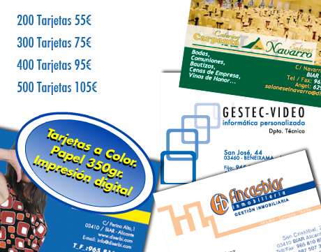 PROMOCIN EN TARJETAS DE VISITA